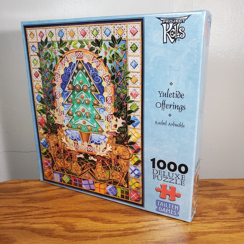 Tailten Games Project Kells Yuletide Offerings 1000 Pc Christmas Puzzle Arbuckle